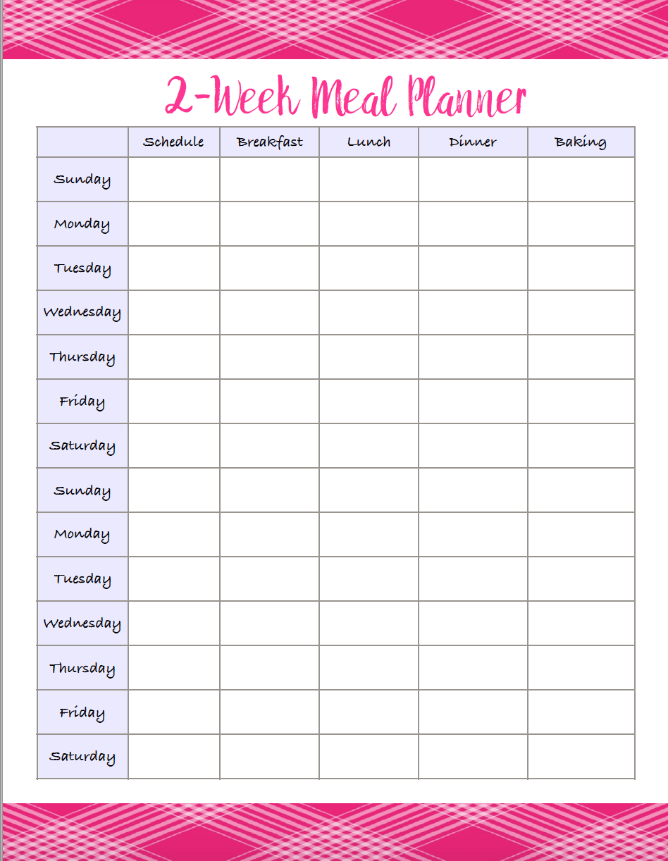 4 Free Printable Meal Planners & Grocery Lists Save Time & Money