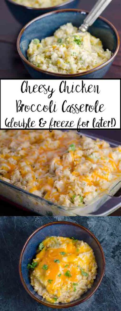 Cheesy Chicken Broccoli Casserole: Easy Freezer Meal