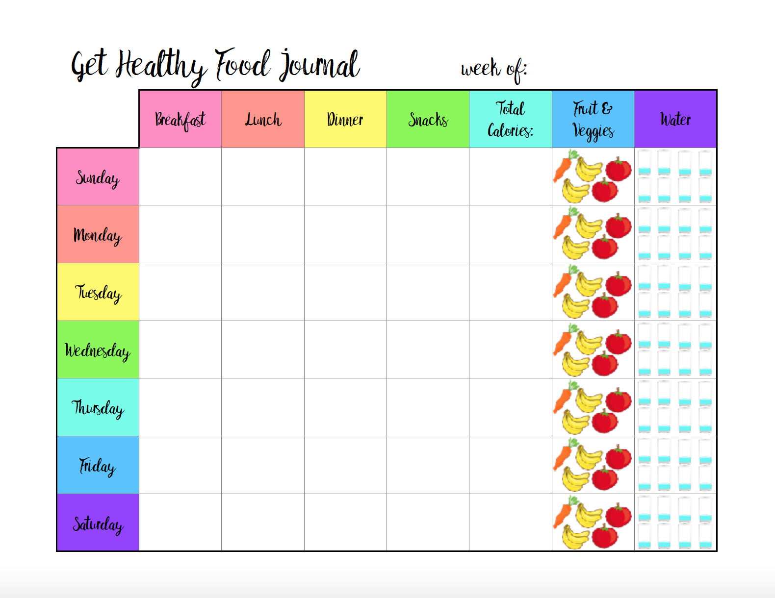 free-printable-food-journal-6-different-designs-track-food-water