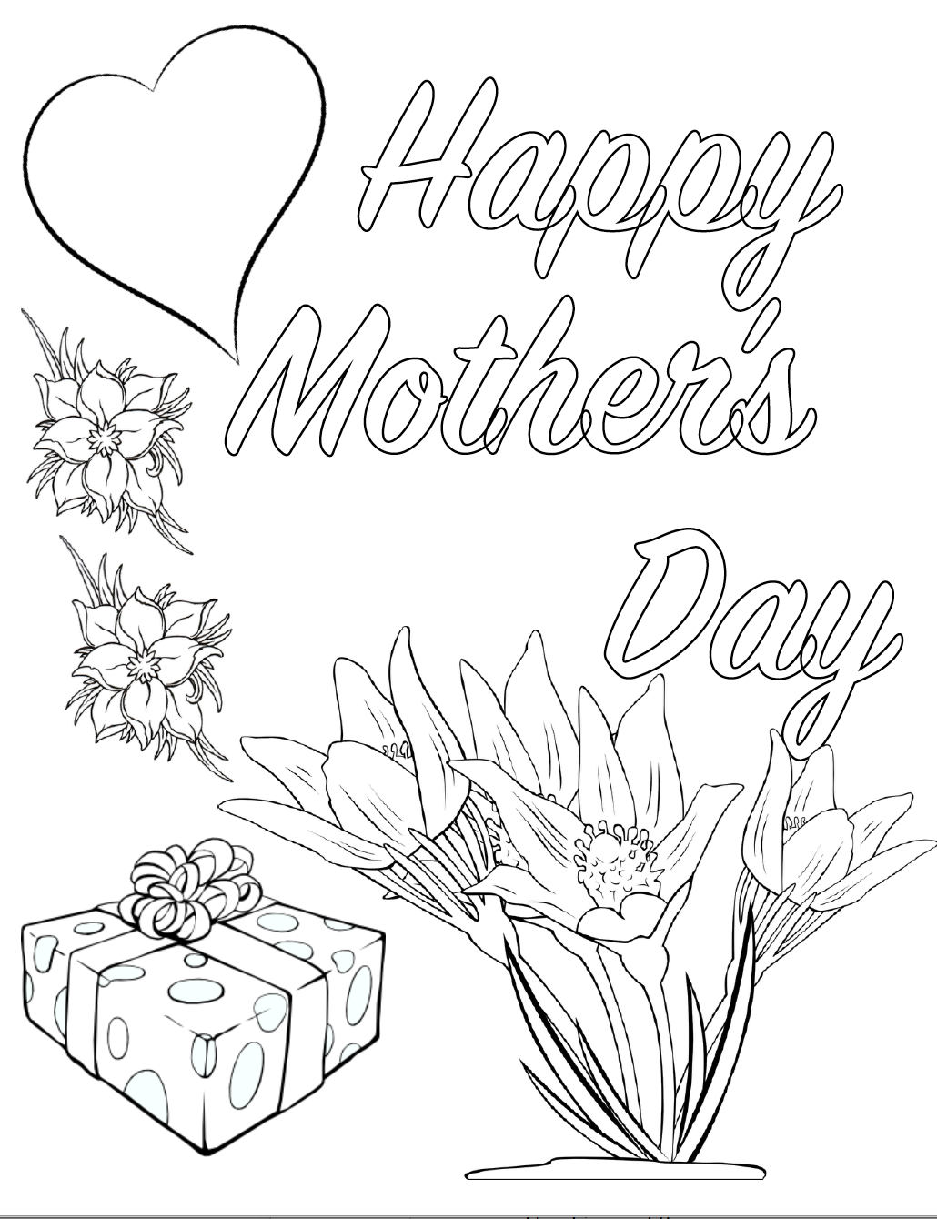 Free Printable Mother s Day Coloring Pages