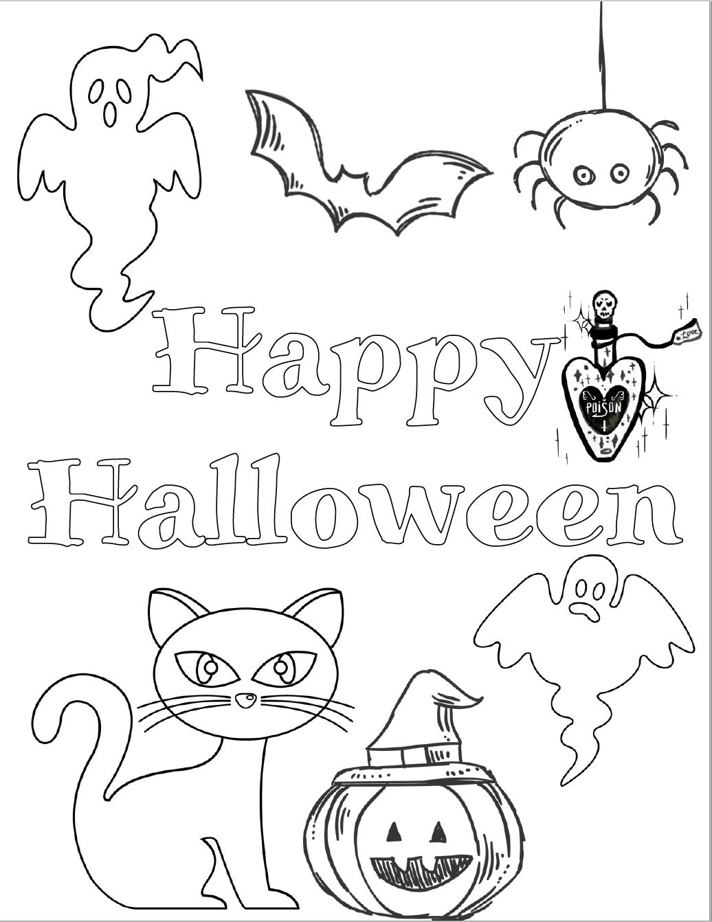 Coloring Free Halloween Printables