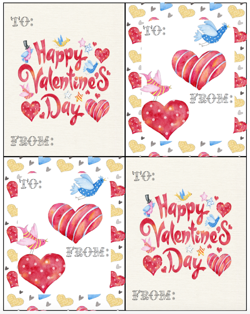 Free Valentine's Day Printables