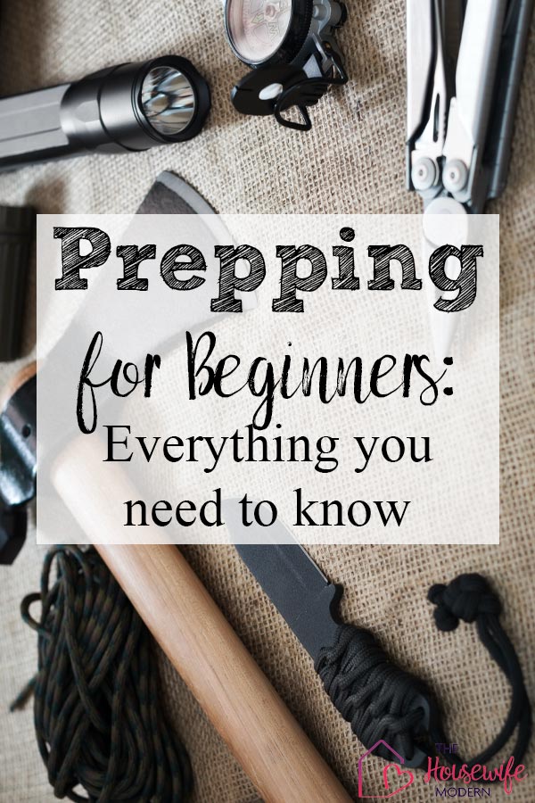 How To Start (Sensibly) Prepping For Beginners